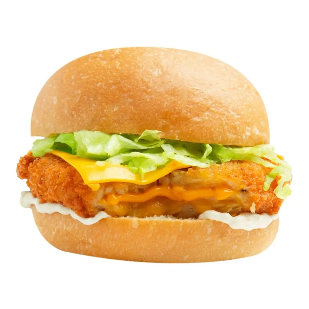 Cheesy Crispy Chicken Burger